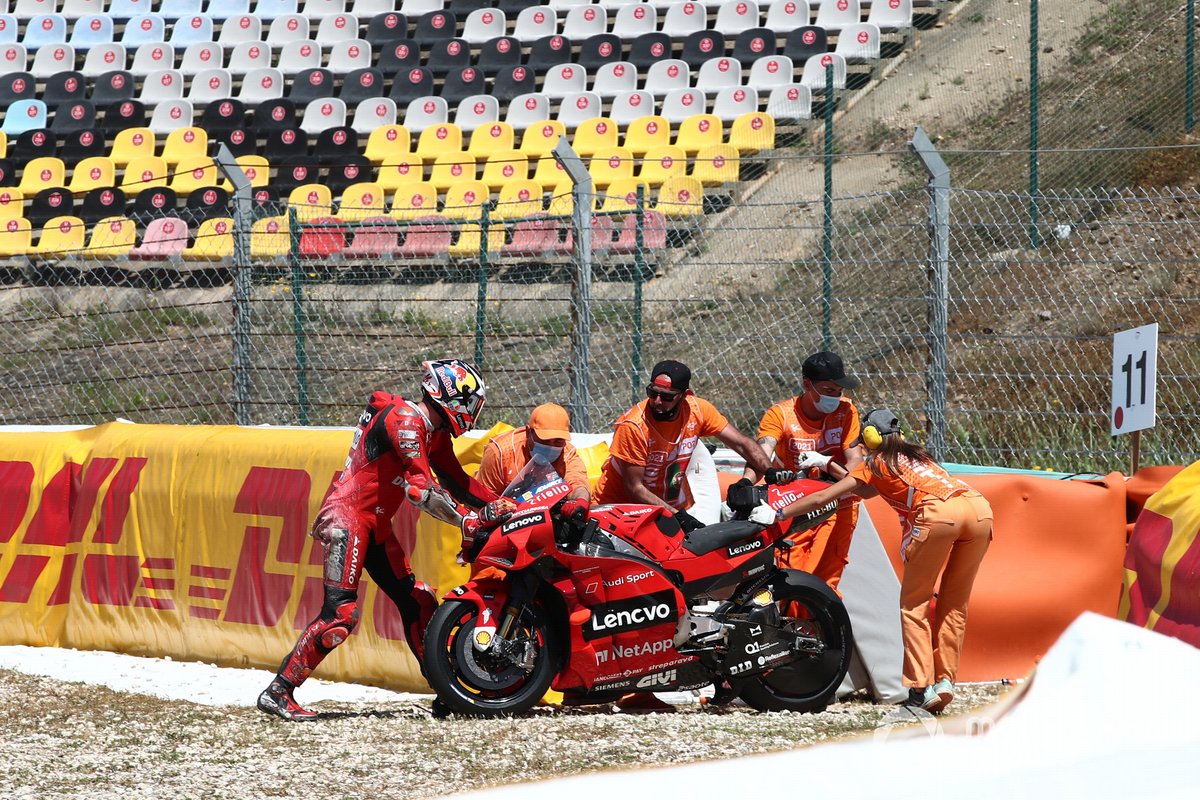 Caída de Jack Miller, Ducati Team