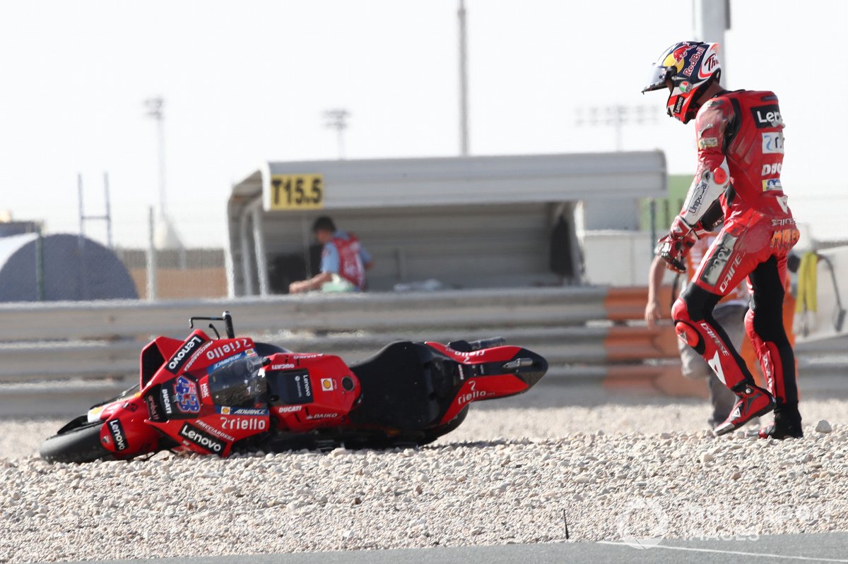 Jack Miller, Ducati Team crash