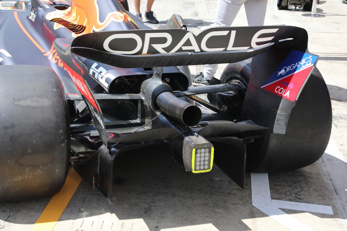 El alerón del Red Bull RB18 en el GP de Austria