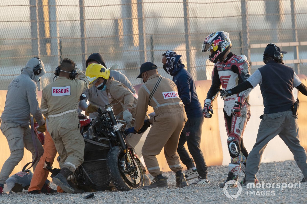 Caída de Takaaki Nakagami, Team LCR Honda