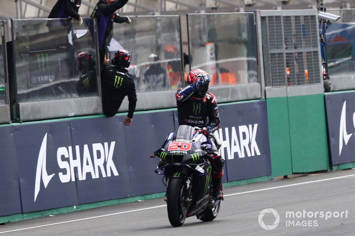 Tercer lugar Fabio Quartararo, Yamaha Factory Racing