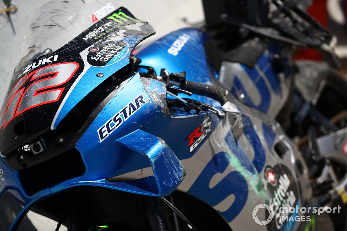 Caída de Alex Rins, Team Suzuki