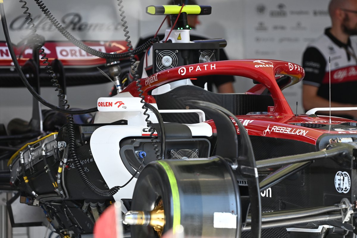 Detalle del Alfa Romeo Racing C42