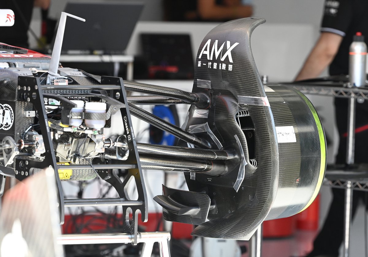 Detalle frontal del Alfa Romeo Racing C42