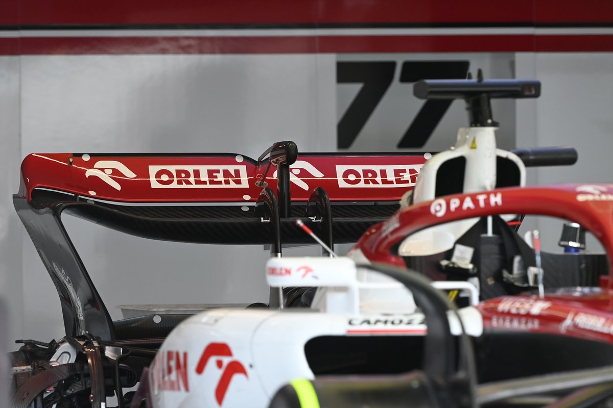 Detalle de la parte trasera del Alfa Romeo Racing C42