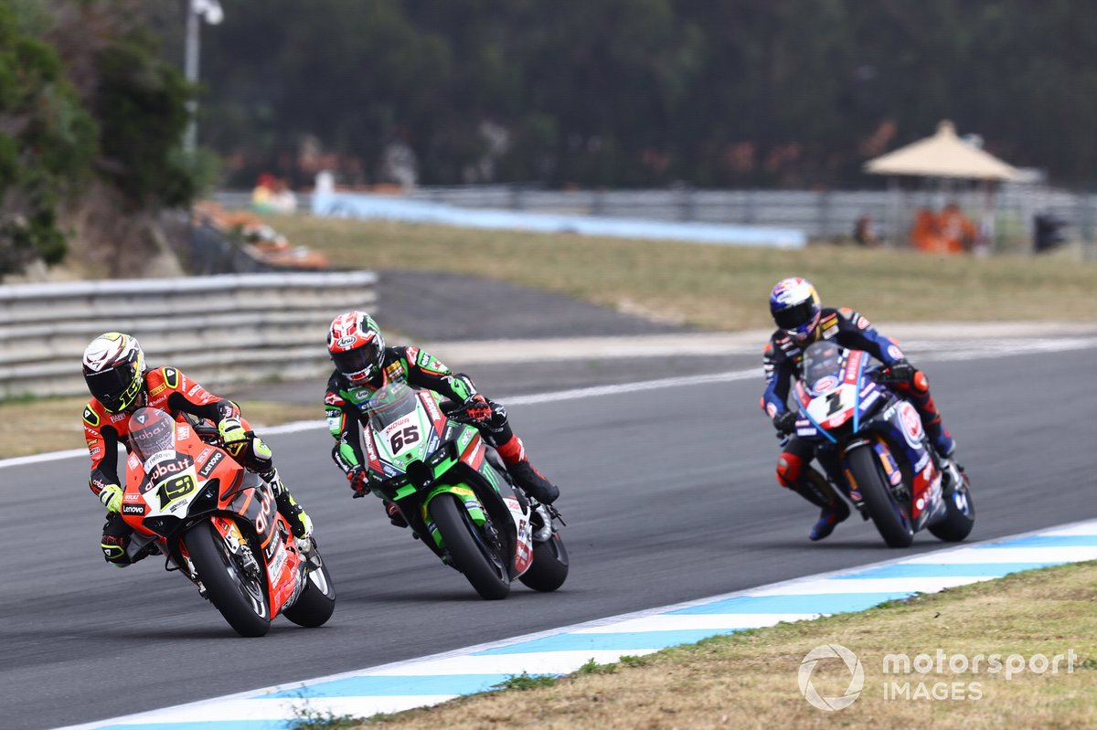 Alvaro Bautista, Aruba.it Racing Ducati, Jonathan Rea, Kawasaki Racing Team WSBK, Toprak Razgatlioglu, Pata Yamaha WorldSBK