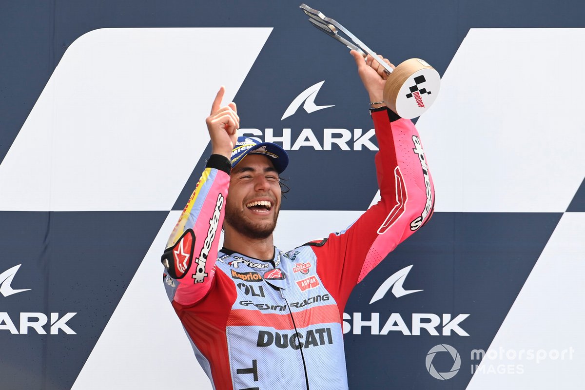 Podio: ganador de la carrera Enea Bastianini, Gresini Racing