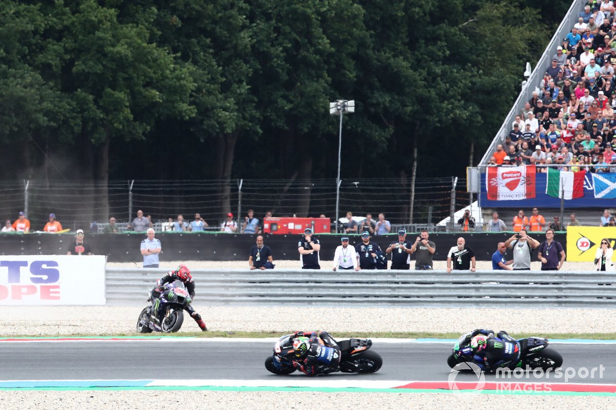 Caída Fabio Quartararo, Yamaha Factory Racing