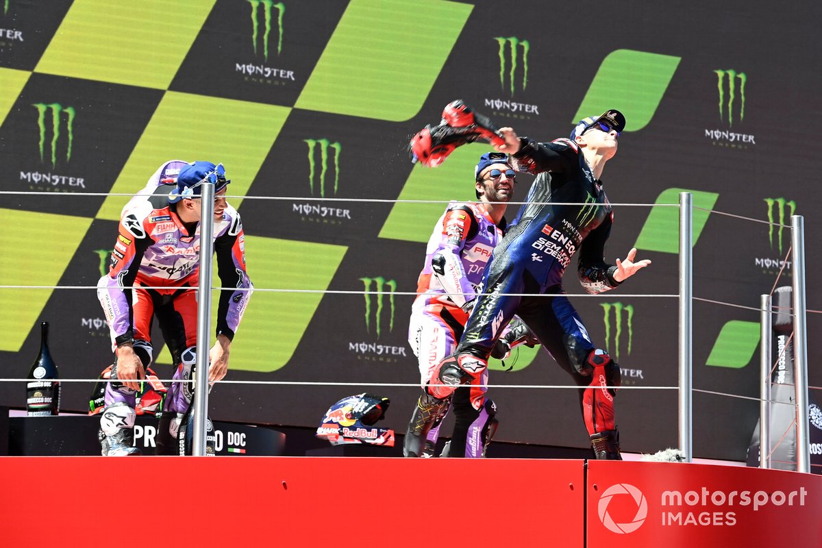 Podio: ganador Fabio Quartararo, Yamaha Factory Racing