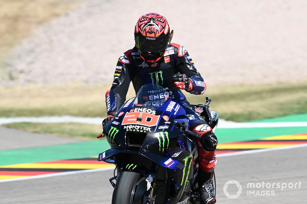 Fabio Quartararo, Yamaha Factory Racing, pierde la visera