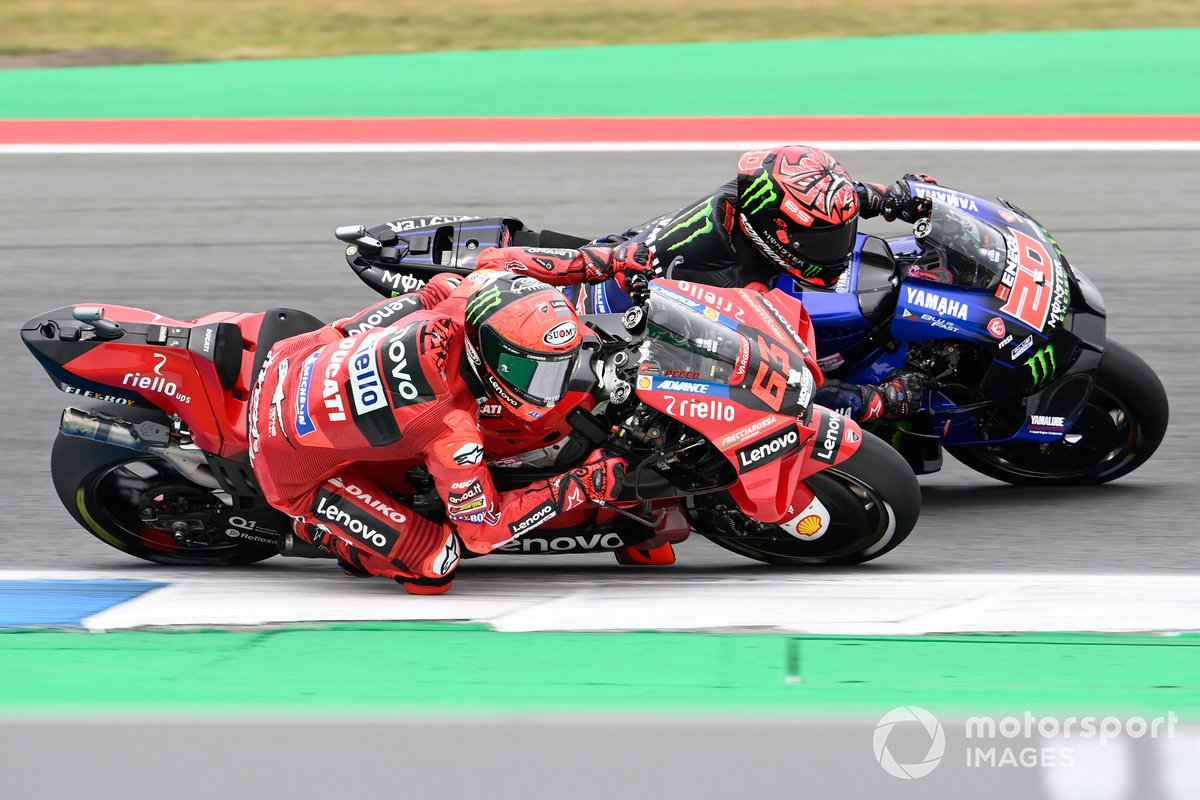 Francesco Bagnaia, Ducati Team, Fabio Quartararo, Yamaha Factory Racing