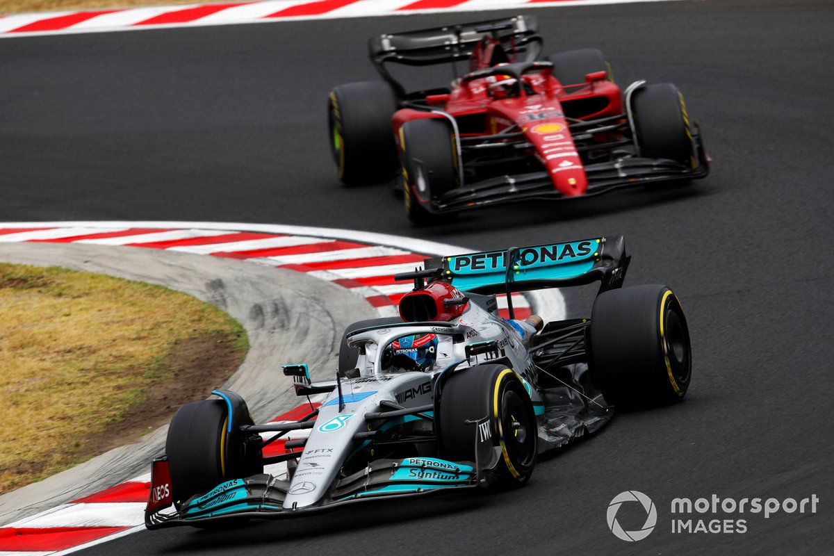 george-russell-mercedes-w13-ch-1 George Russell, Mercedes W13, Charles Leclerc, Ferrari F1-75