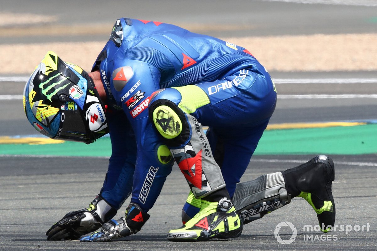 Caída de Joan Mir, Team Suzuki MotoGP