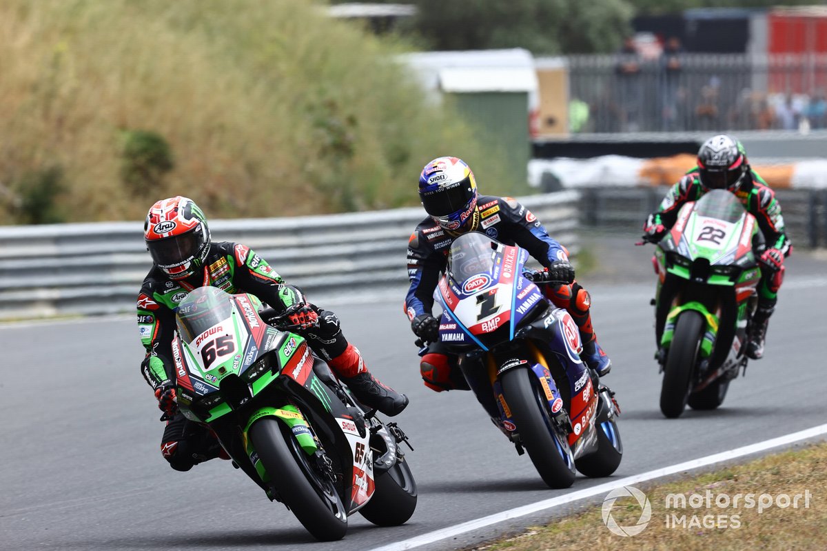 Jonathan Rea, Kawasaki Racing Team WSBK, Toprak Razgatlioglu, Pata Yamaha WorldSBK, Alex Lowes, Kawasaki Racing Team WSBK