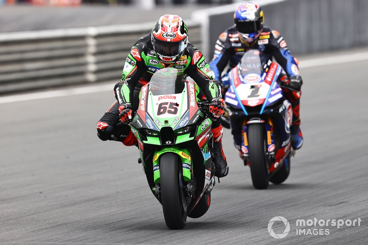 Jonathan Rea, Kawasaki Racing Team WSBK, Toprak Razgatlioglu, Pata Yamaha WorldSBK