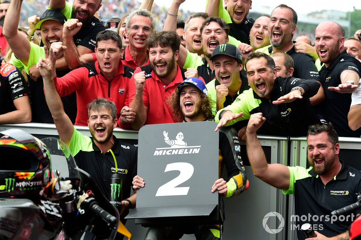 Segundo lugar Marco Bezzecchi, VR46 Racing Team