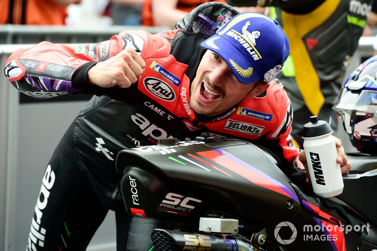 Tercer lugar Maverick Viñales, Aprilia Racing Team