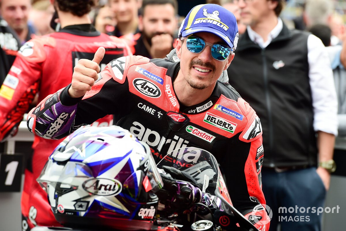 Tercer lugar Maverick Viñales, Aprilia Racing Team