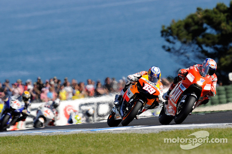 Casey Stoner y Nicky Hayden
