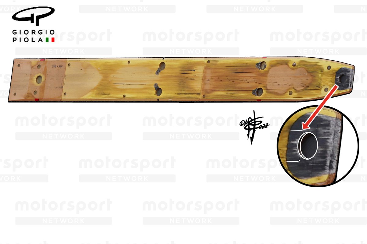 El tablero de madera completo en tres piezas y el bloque de deslizamiento