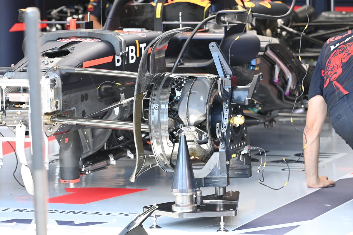 Detalle del freno del Red Bull Racing RB18