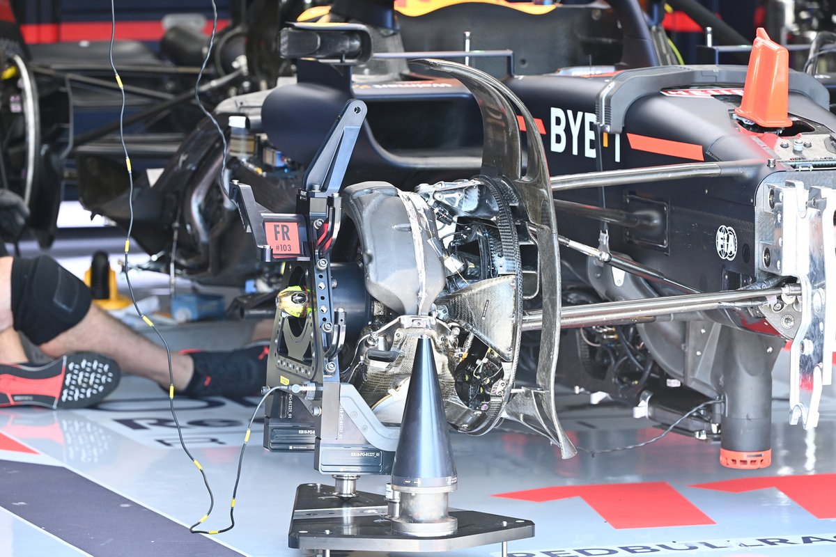 Detalle del freno del Red Bull Racing RB18