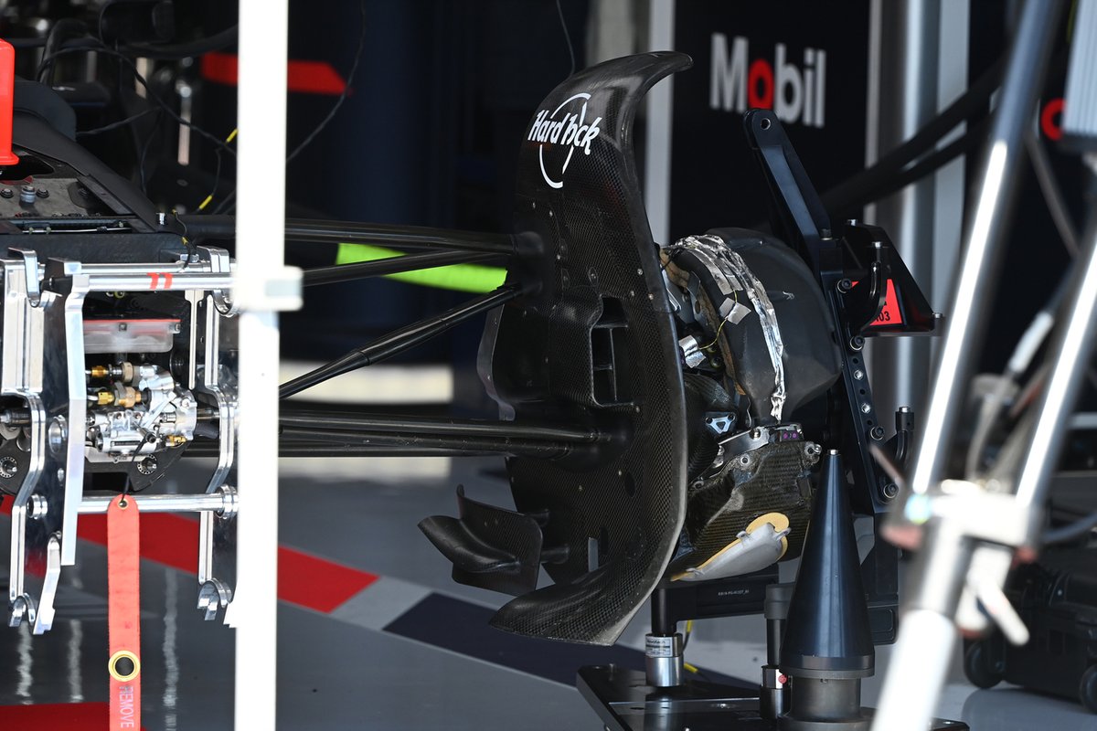 Detalle del freno del Red Bull Racing RB18