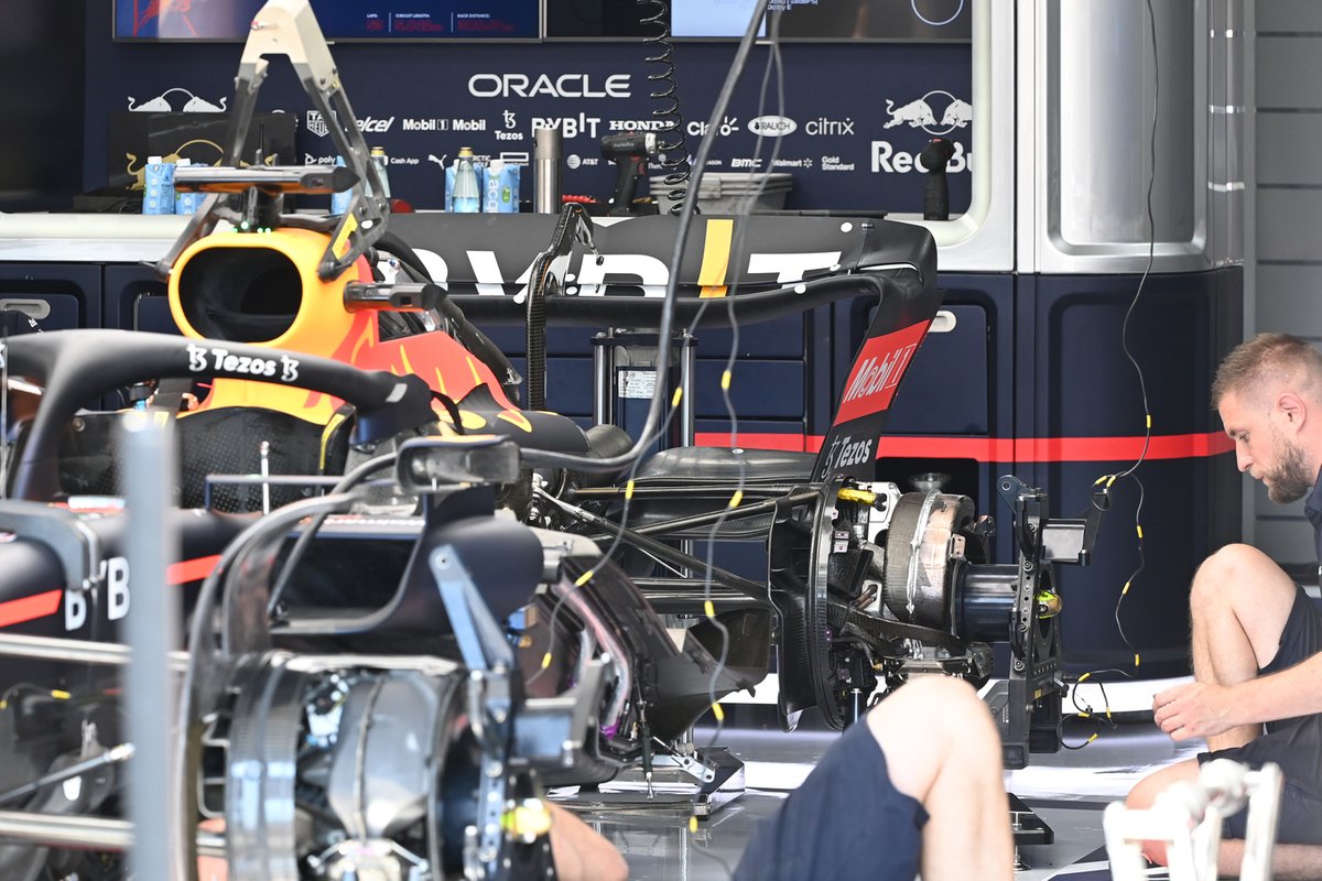 Detalle del Red Bull Racing RB18
