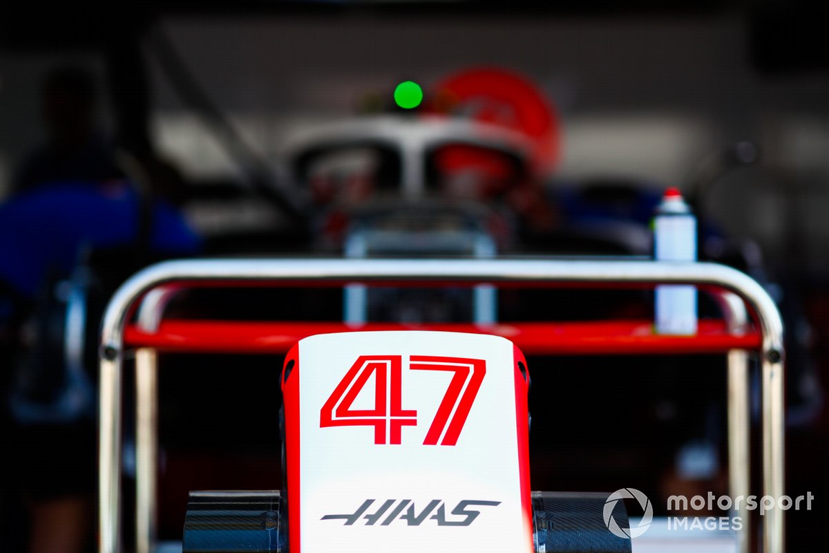 El número 47 de Mick Schumacher, Haas VF-22