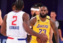 NBA LIVESTREAM program on DAZN: Where can I watch live NBA games? Kawhi Leonard führt den Ball im Duell mit LeBron James.