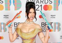 Dua Lipa, absolute winner of the Brit awards
