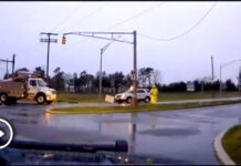 Escape from being electrocuted while repairing a power line