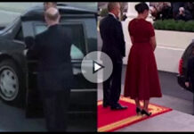The difference in the treatment of women by Trump and Obama is evident in a single scene