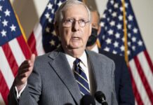 The leader of the Republicans in the Senate also congratulates Biden
