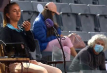 The chair umpire had to call security for fear of Camila Giorgi's father in the match against Sara Sorribes | WTA 1000 Rome