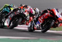 This is the classification for the starting grid of the Doha Moto GP Grand Prix