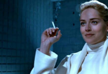 Sharon Stone can't help but rerun "Basic Instinct"