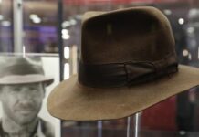 Indiana Jones hat and "Star Wars" android up for auction in Los Angeles