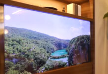 The invisible TV is here