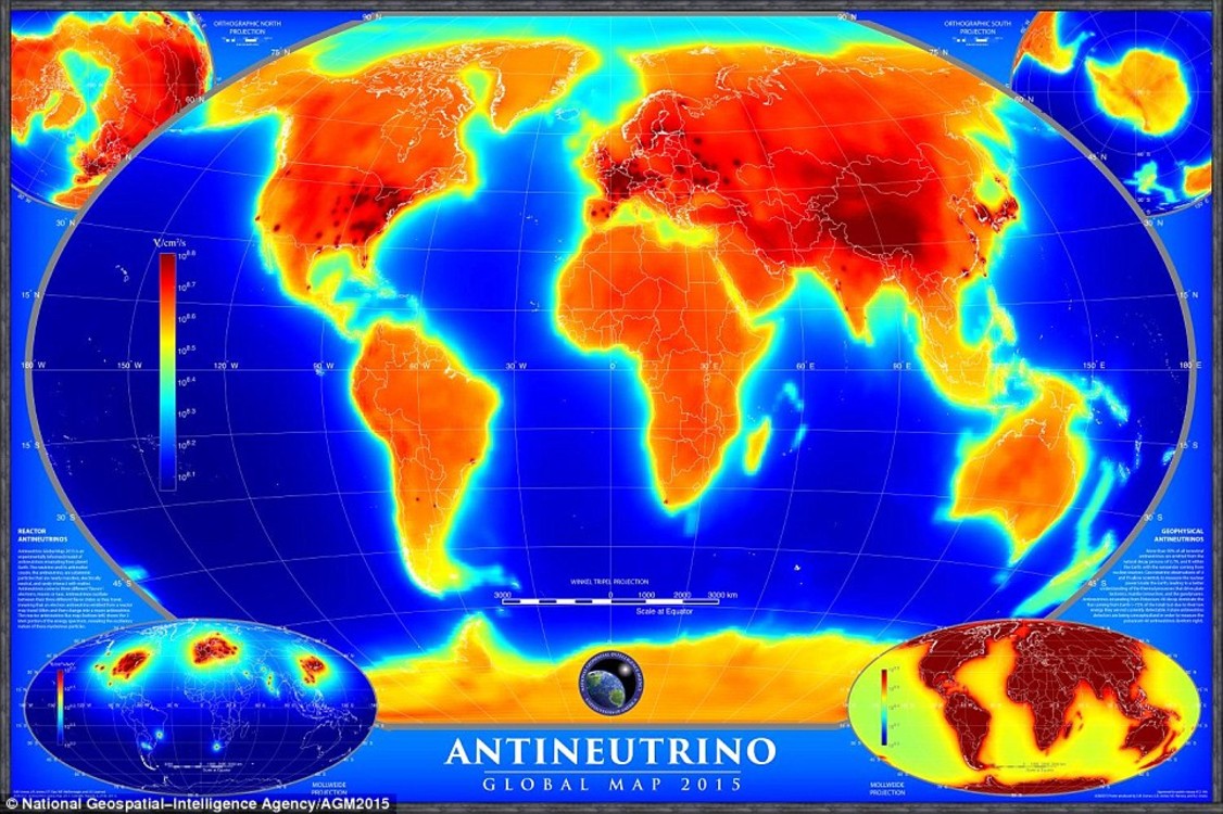They present the first map of the radioactivity of the Earth - Padeye