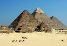 How were the pyramids of Egypt built?