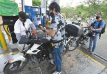Fuel problems during the national strike