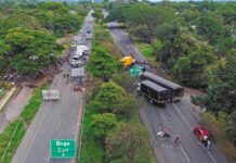 A country with stranded transport