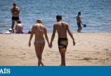 Nudist Beach at Remote Lake Shiel