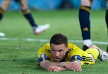 Marcus Berg receives insults and threats after missing a sung goal against Spain