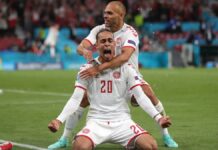 Euro Cup: Denmark thrashes Russia and gets caromed in the round of 16