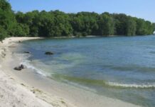 Kelleys Island from Lake Erie