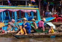 Visit the Cambodia Water Festival to have a great time.
