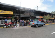 Coca-Cola bus terminal in San José, Costa Rica
