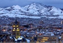Snowfall dates for Salt Lake City